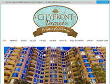 Tablet Screenshot of cityfrontterrace.org